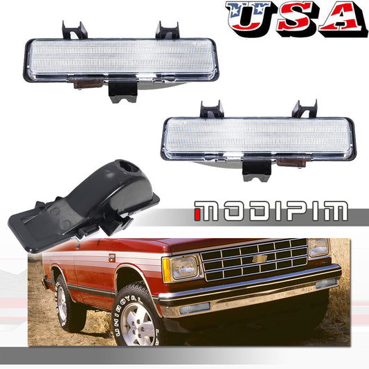 Suitable for 82-94 Jimmy Blazer Sonoma S10 S15 transparent turn signal parking bumper light set- v