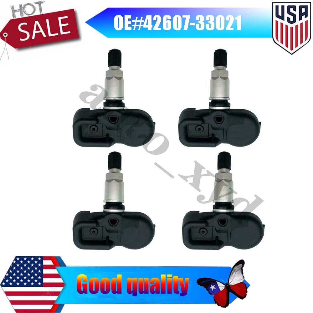 4-piece TPMS tire pressure sensor kit 42607-33021 for Scion for Toyota for Lexus PMV-107J Q