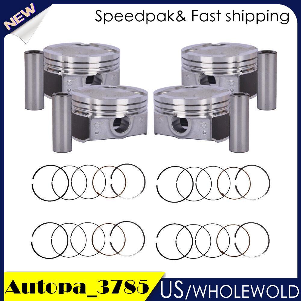 23041-2B600 For 2012-2017 for Hyundai for Kia Accent Rio 1.6L DOHC Piston  Rings Kit 4x
