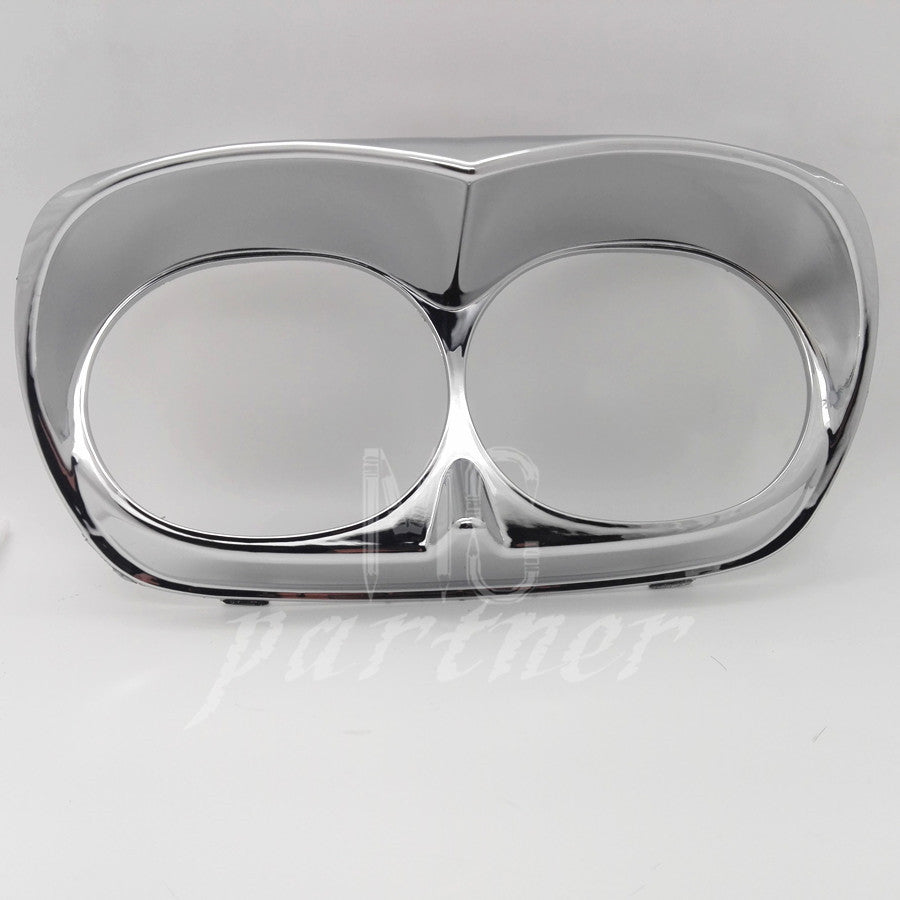 Chrome Headlight Bezel Scowl Outer Fairing for Harley Road Glide 1998-2013 Q