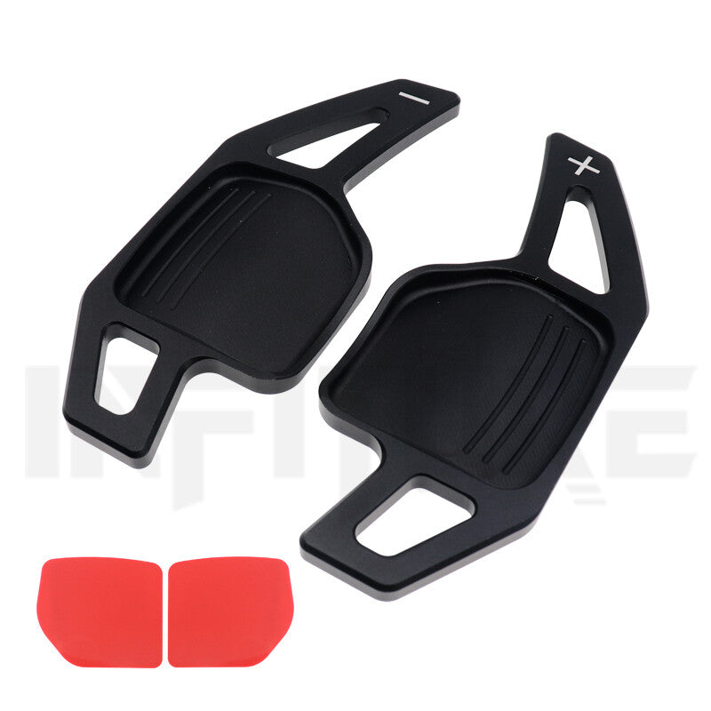 Black aluminum alloy shift paddles suitable for Audi A3, A4, A5, A6, A7, for A8 , Q5, Q7, TT, S3, S4
