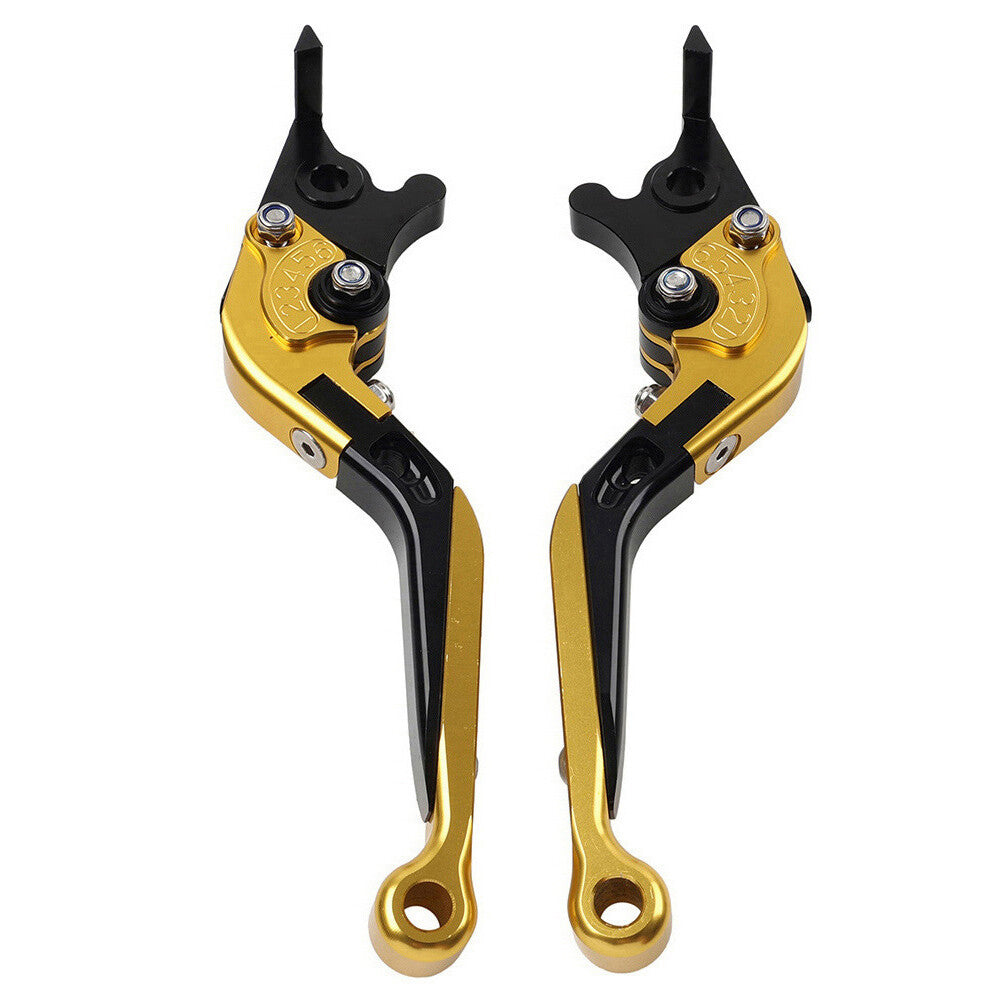 CNC Folding Extendable Brake Clutch Levers for BMW G310R/G310GS 2017-2021 Gold