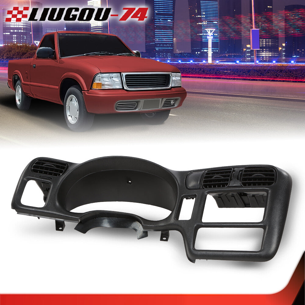 Blazer Cluster Radio Dash Trim Bezel Jimmy Double Din Fit for 98-04 for Chevrolet S10 Q