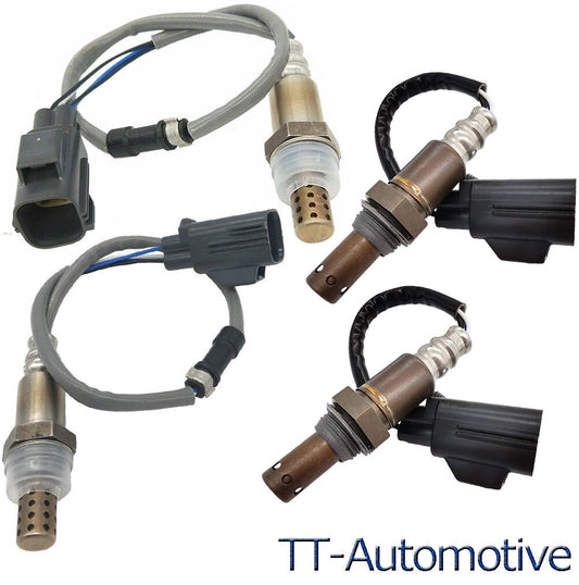 4-piece set of upstream and downstream oxygen Lambda sensors for Land Rover LR3 2005-2006 4.0L and 4.4L engines. Q
