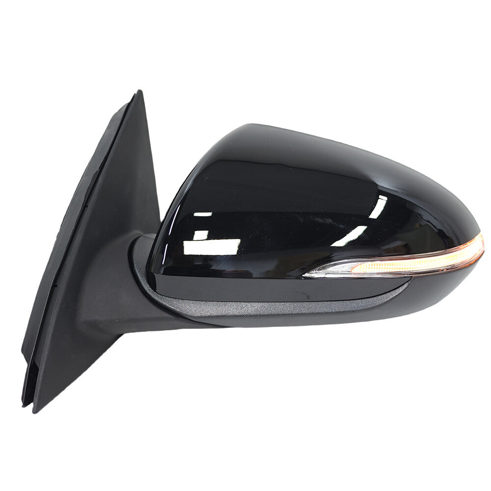 F¨¹r for Hyundai I30 PD 2018-2024 Spiegelglas Au?enspiegel Mit Blinker Link Schwarz