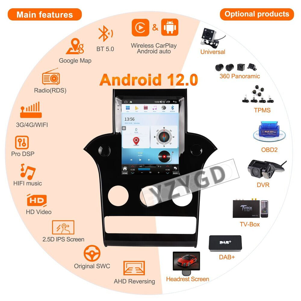 for Bentley Mulsanne 2011-2019 Car Radio CarPlay Stereo Receiver Screen 64GB
