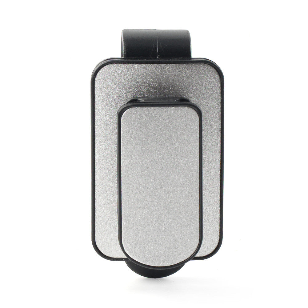 Fit Reading Glasses Sunglasses Eyeglass Cards Sun Visor Clip Holder Black+Silver