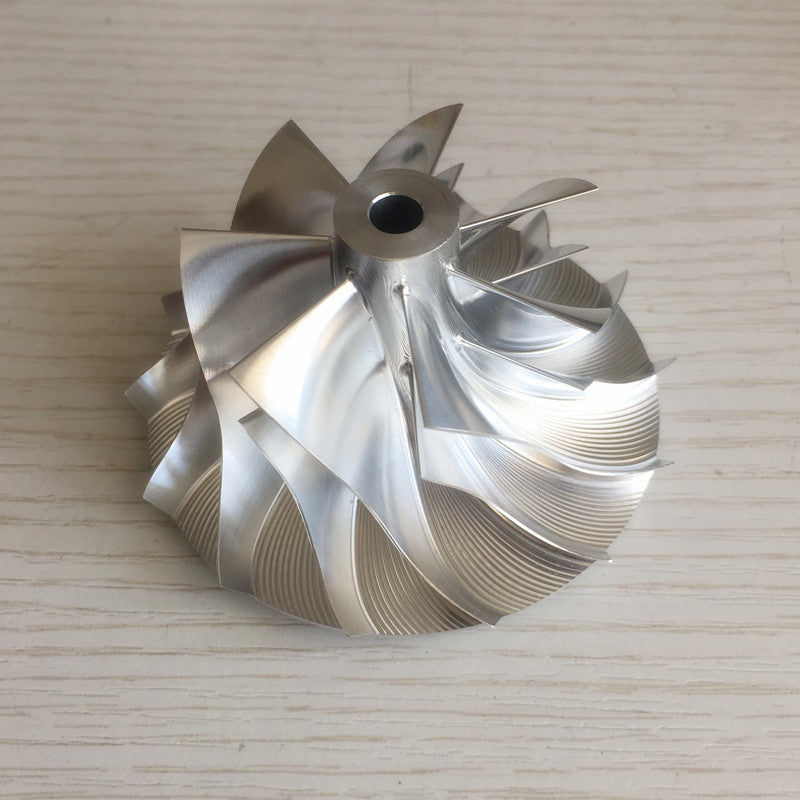 GT2871 7+7 Blade 50.75/70.40 mm Turbine Billet Compressor Wheel for Racing Cars