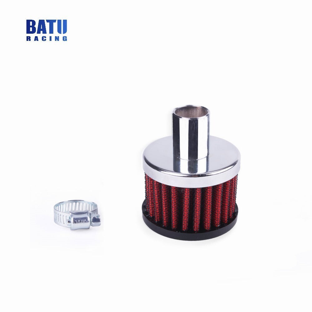 Red 19MM Cold Air Intake Filter Turbo Vent Crankcase Car Breather Valve Cover