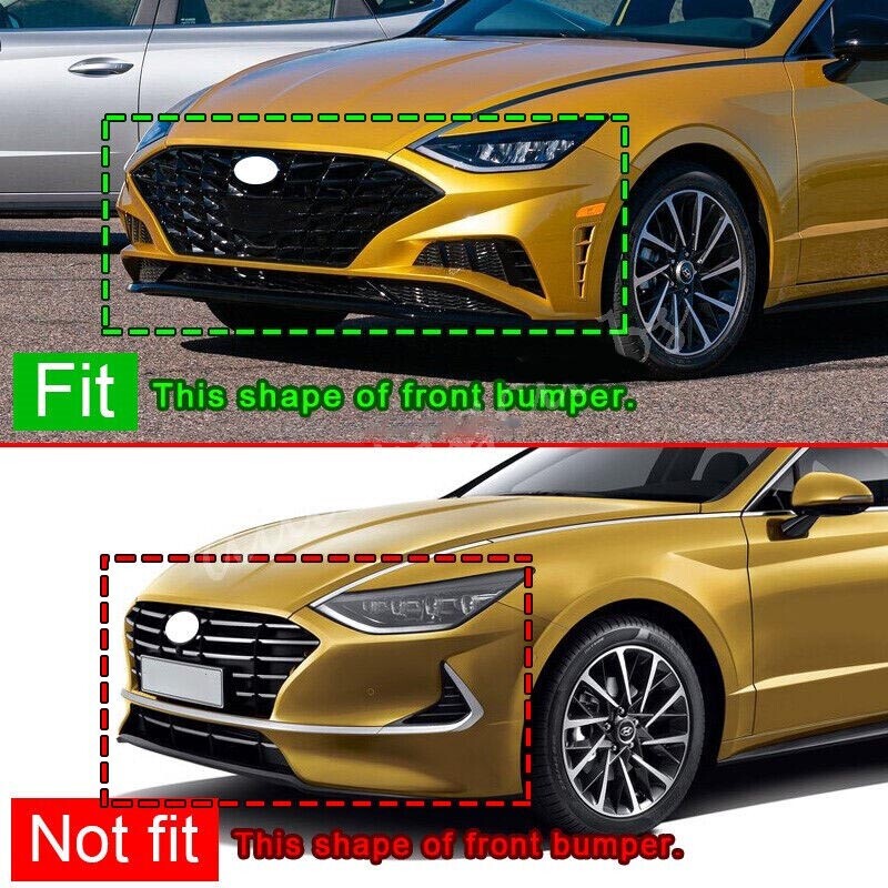 for Hyundai Sonata 2020-2023 Carbon Fiber Front Bumper Side Air Vent Cover