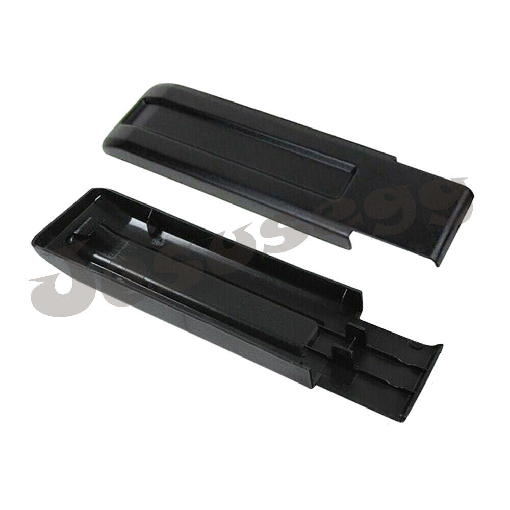 2 Black Tailgate Hinge Cover Trim Spare Tire Exterior For 07-18 for Jeep for Wrangler JK Q