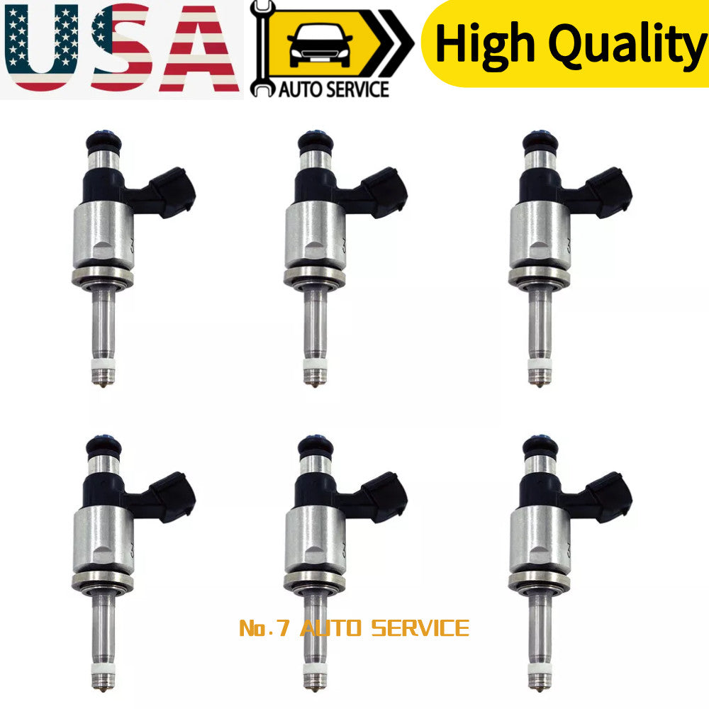 6X GDI Fuel Injectors 23250-0P090 for Toyota Highlander for Sienna Tacoma 3.5L 17-19