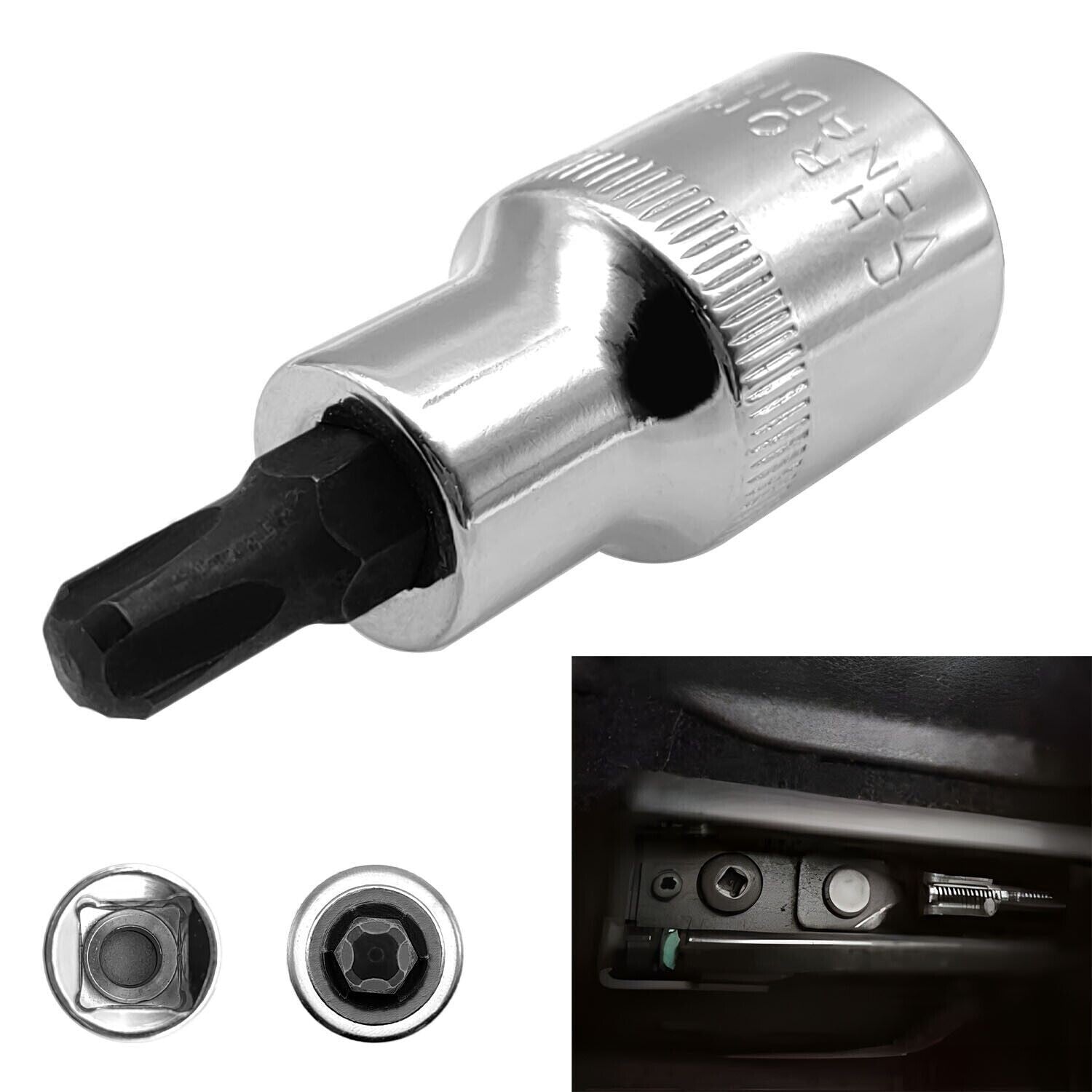 for JEEP Cherokee Car for Seat Screw Removal Socket Remove Tool 1/2 DR 4 TEETH
