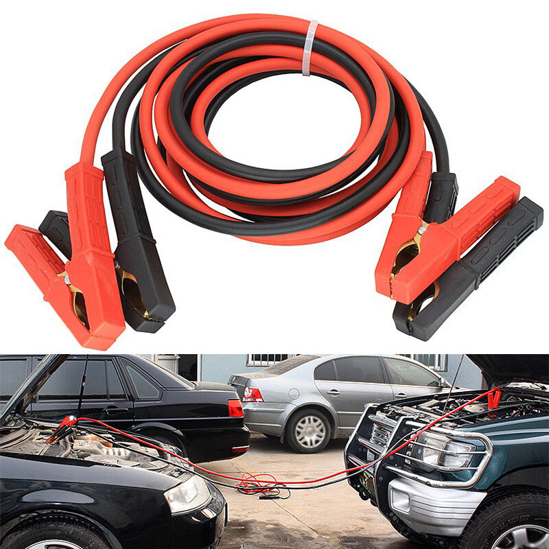Practical Copper 2000AMP 2 Gauge Booster Cables Power Start Jumper Heavy Duty v