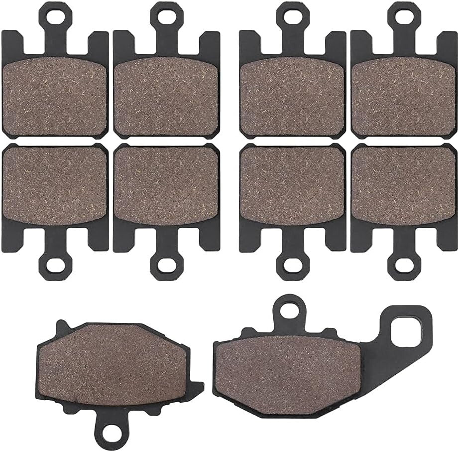 Front and Rear Brake Pads for Kawasaki ZX6R ZX636 2003-2006, ZX10R