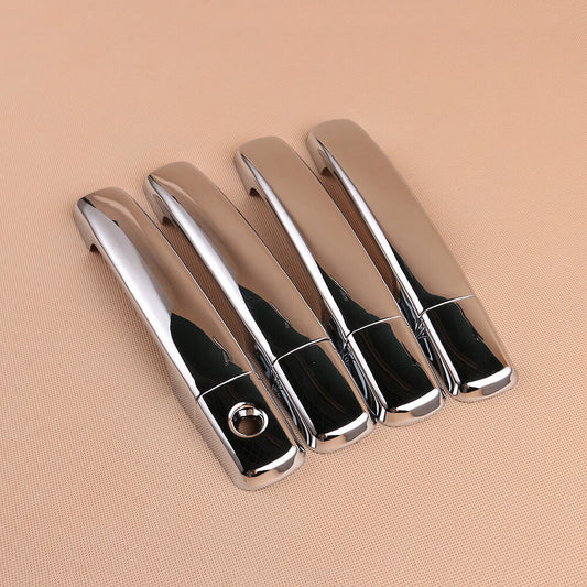 4 Door Handle Bezel Cover Chrome Fit 2007-12 for Nissan Qashqai for Altima Maxima Sentra