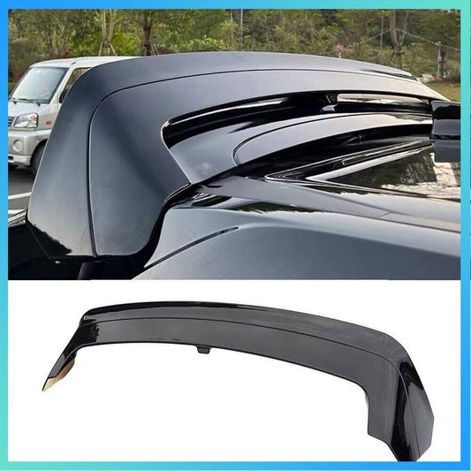Fits for Honda CR-V CRV 2023 2024 Black ABS Roof Boot Spoiler Wing Flap Trim B n