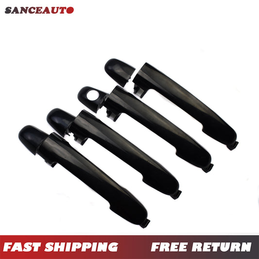 4-piece set of front and rear LH right-hand outer door handles suitable for 2006-2010 Modern Sonatas. n