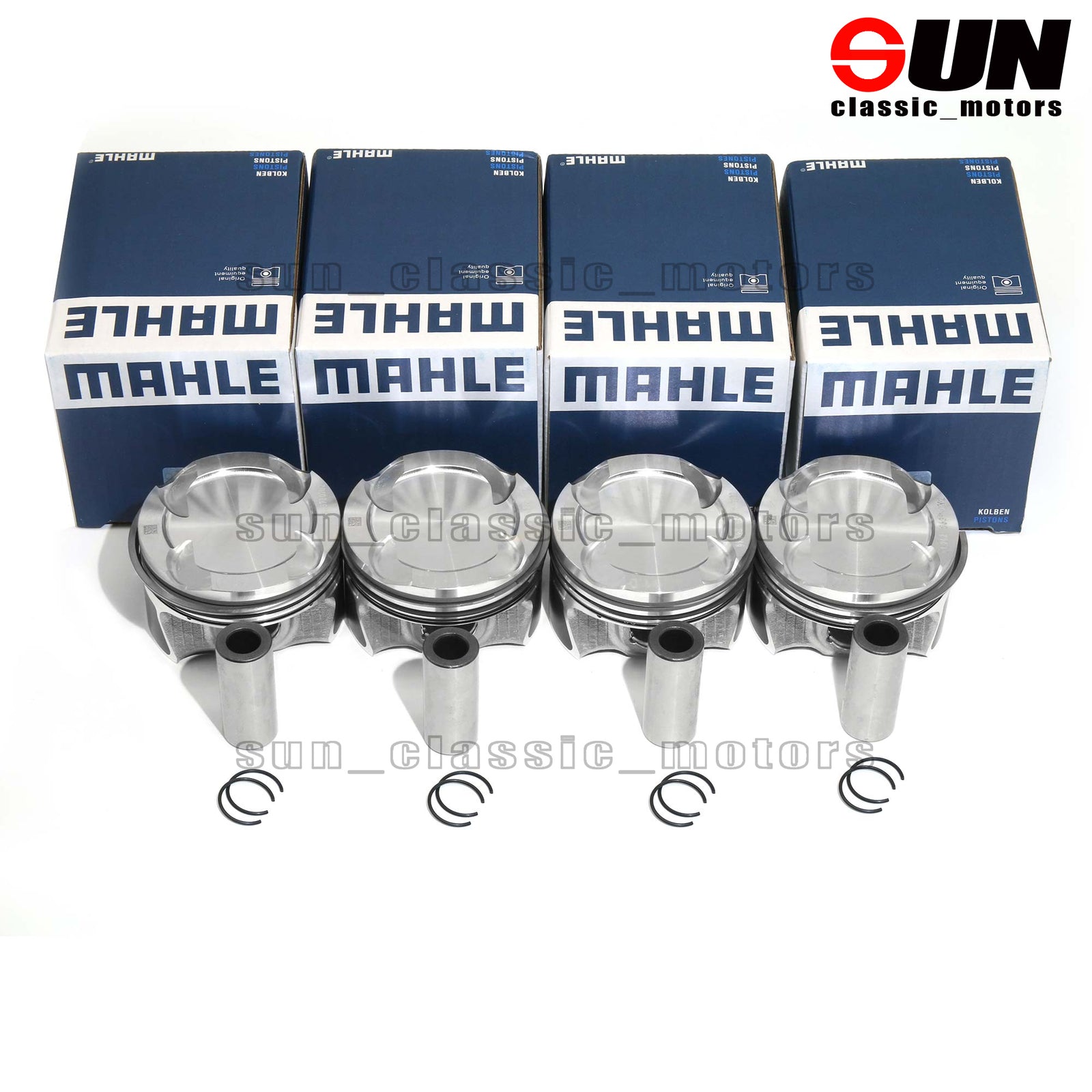 Piston and ring set CR 11:1 for B48B20A 320i, for Mini Cooper S, F30, F56, G20, G30-