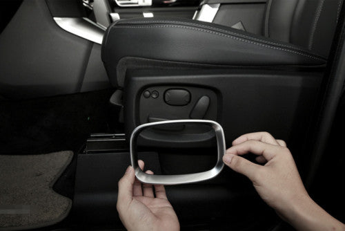 for Rover Range Sport 2005-13 Chrome for Seat Adjust Handle Button Frame Trim Cover
