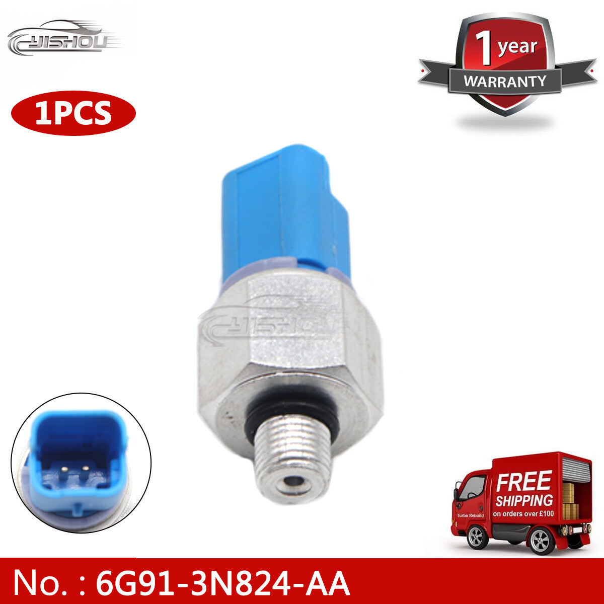 Power steering fluid pressure sensor transmit switch for Ford Mondeo 6G91-3N824-AA