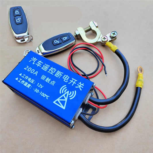 Wireless Remote Control Car Truck Battery Cut-off Disconnect Master Kill Switch