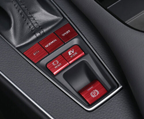 Red Aluminum Central Console Button Cover Trim for Avalon 2.5L 2020-2021 n