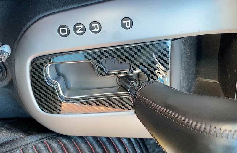 Carbon Fiber Central Console Gear Shift Panel Trim Fit for Chevrolet for Cruze 10-15