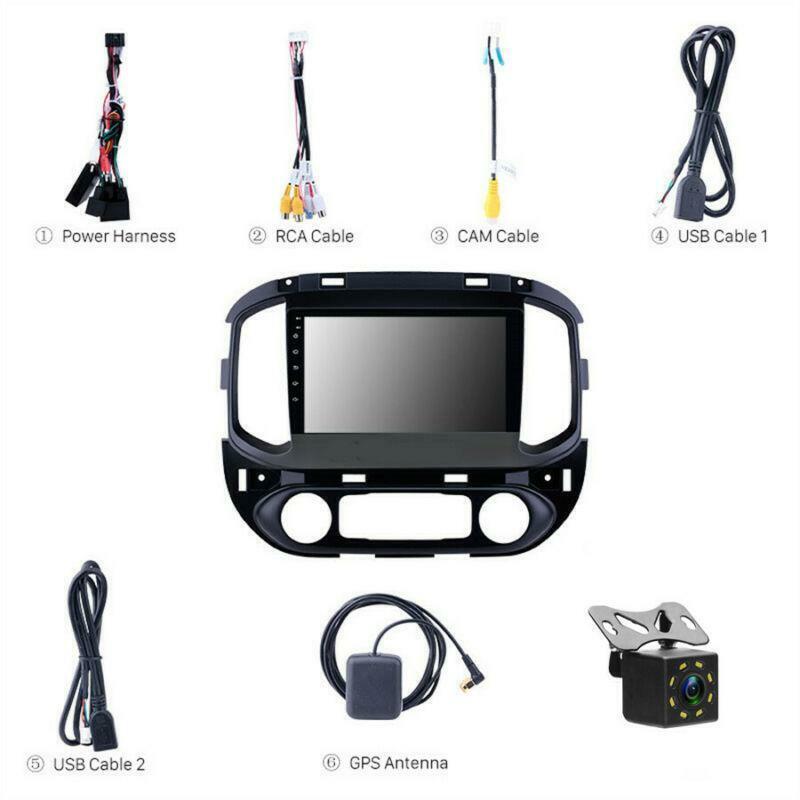 For 2015-17 for Chevy Colorado 9 Android 10 Car Radio GPS Player Wifi FM w/ Camera