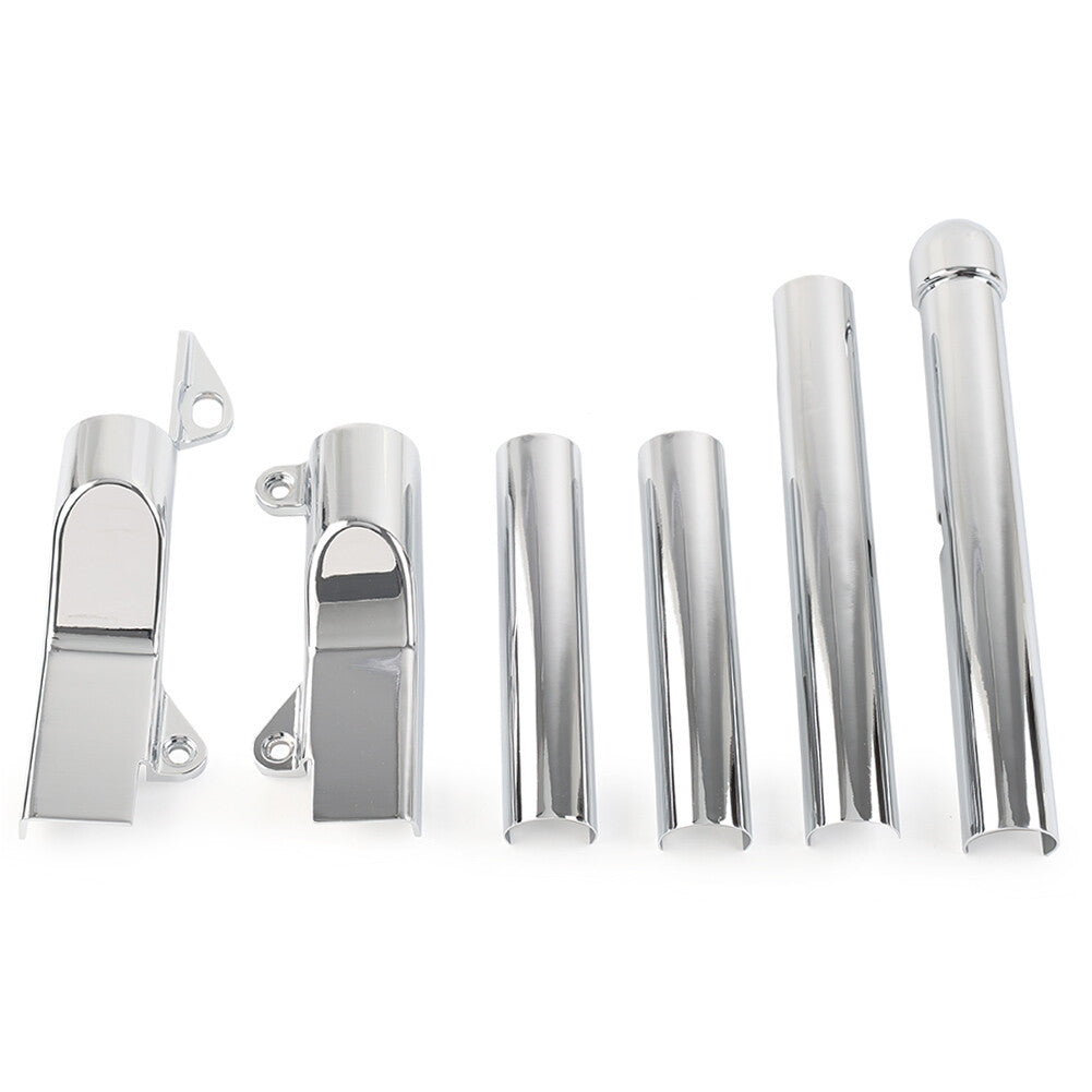 Rear Swingarm Tube Covers Chrome Fit for Harley Davidson Softail 2000-2007