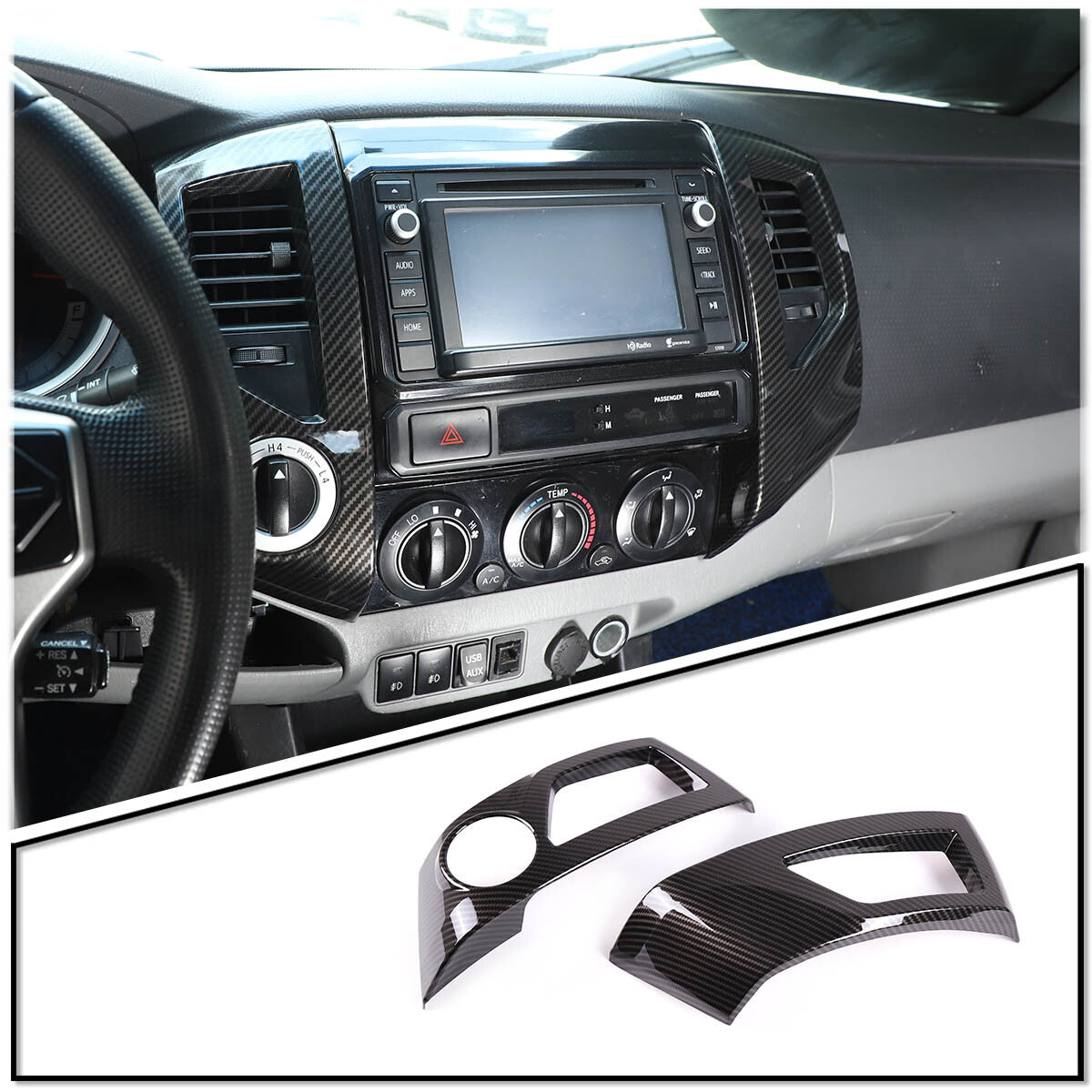 Car console armrest box protective cover decoration suitable for Tandra 2007-21 - v