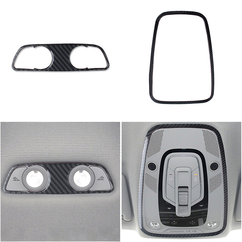 Carbon Fiber for Co -pilot Dashboard Trim Strip Cover For Camaro 2016-2018 v