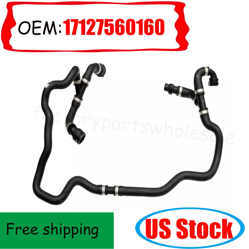 1pc 17127560160 Water Pump Radiator Coolant Hose for 5 E60 E61 525i n