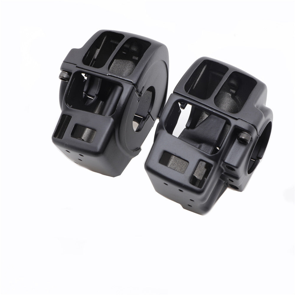 Black Hand Control Switch Housing Cover for Harley Electra Glide FLHTCU 96-2013 Q
