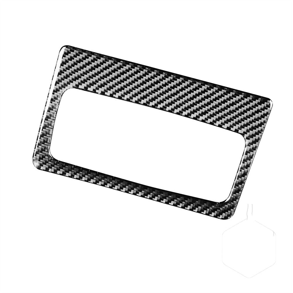 2x Carbon Fiber Interior Door Handle Cover Trim for Honda for Civic 2-Door 2003-2005 v