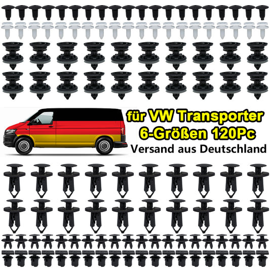 120pcs Befestigung Clips 701867549 f¨¹r for VW Bus T4 T5 T6 Innenverkleidung Klips DE