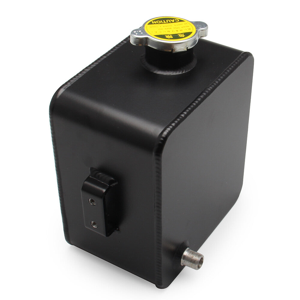 Universal Car 2.5L Water Coolant Radiator Overflow Recovery Tank Bottle Aluminum Q