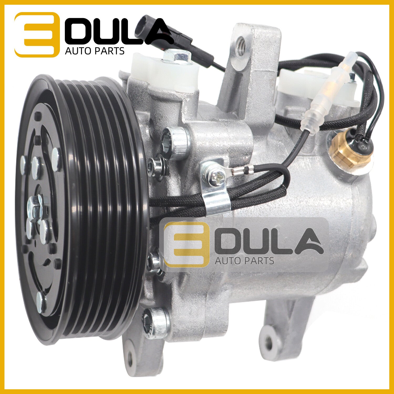 The SV07E AC compressor is suitable for Kubota M126, M135, and M6 tractors. (3P99900620 447280-3050-)