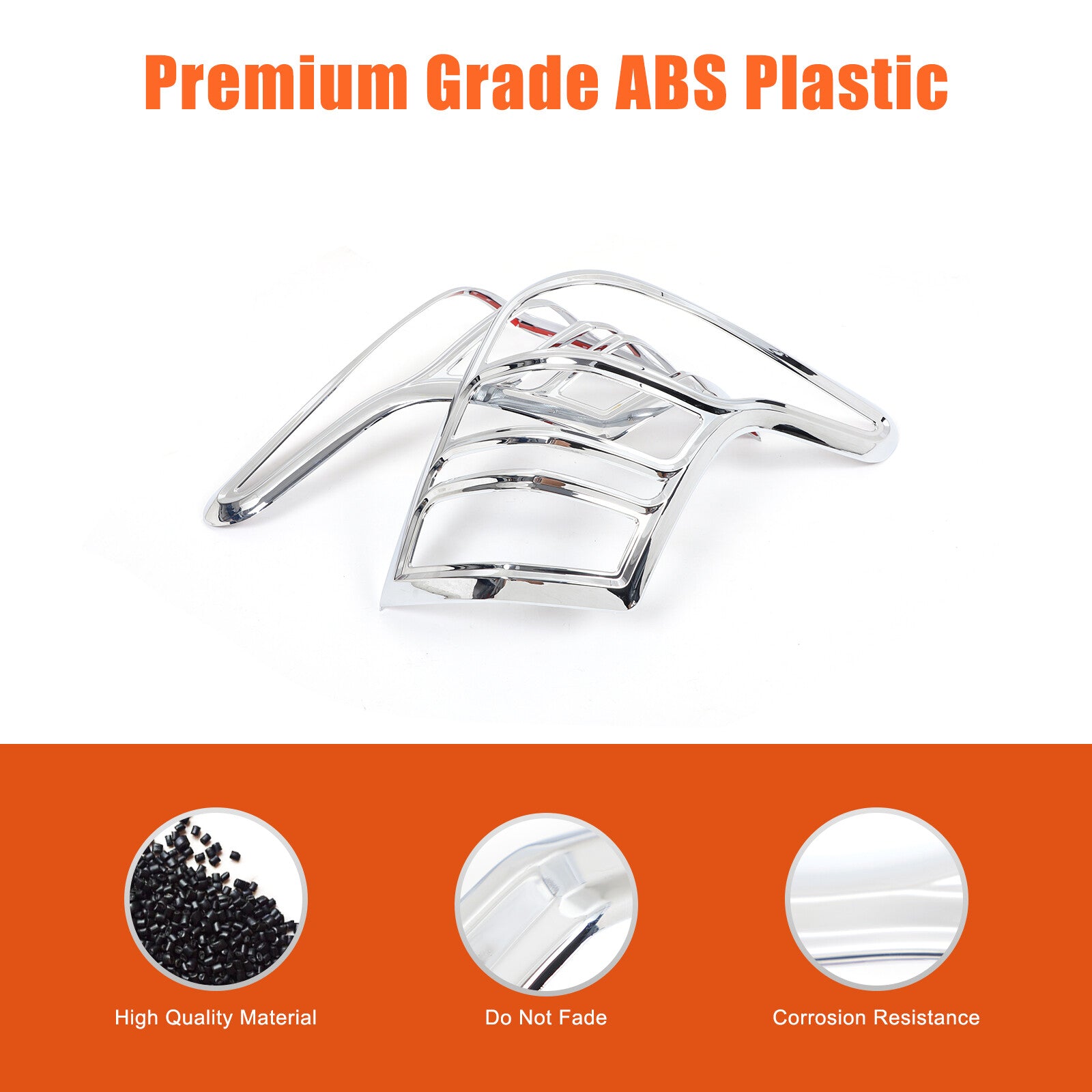 Chrome taillight cover trim suitable for Triton L200 Mq 2015-2018 n