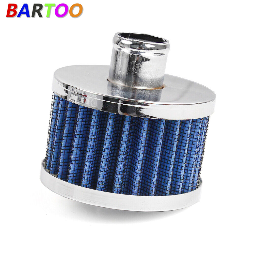 Blue Extra Flow 1 to 1-1/4 Push In Valve Cover Baffled Breather Vent Filter Q
