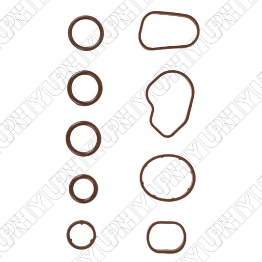 6511801310 Oil Cooler Gasket Seals Set for Mercedes-Benz C/E/S W204 W212 W221 Q