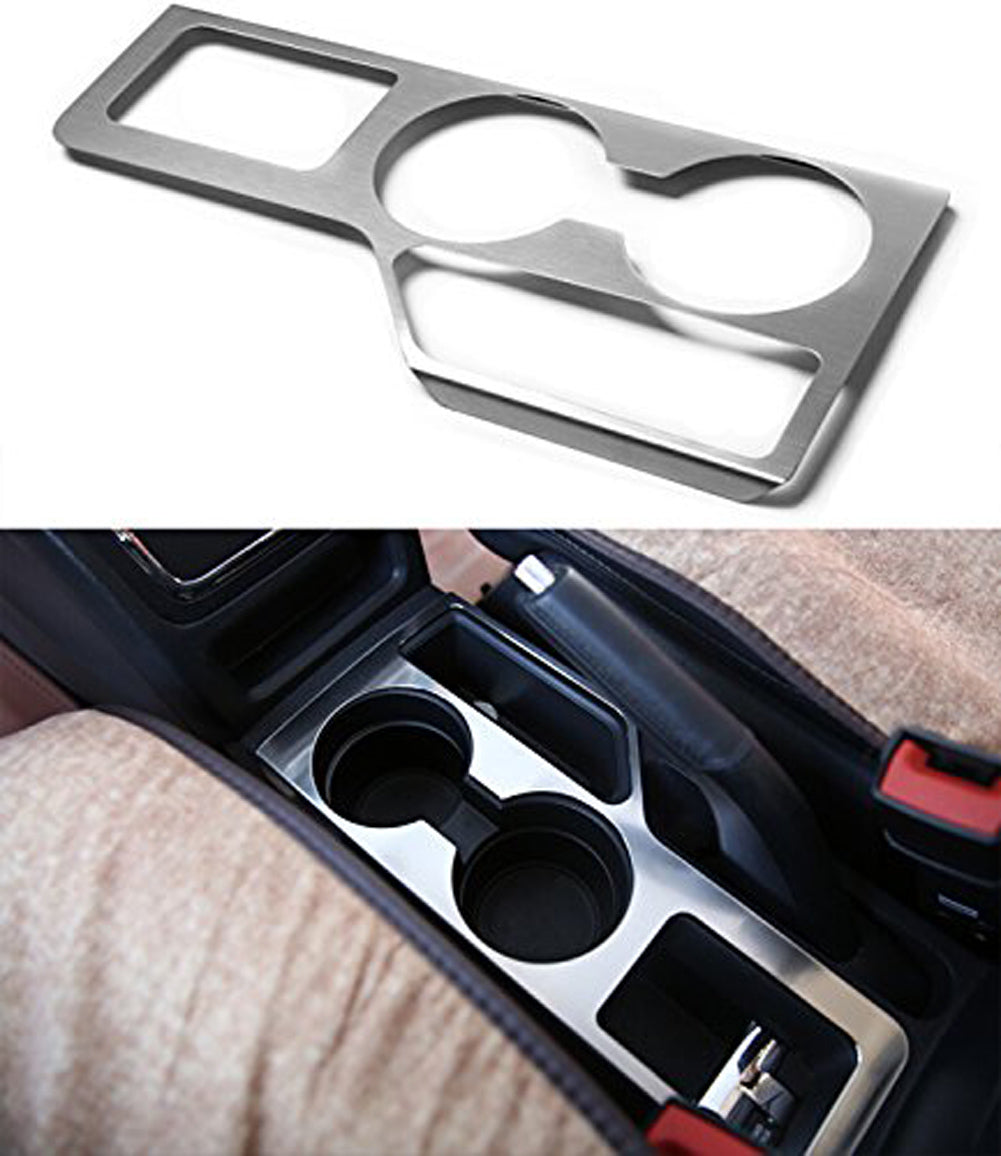 Suitable for 11-17 for Jeep Patriot compass steel front water cup storage box lid decoration