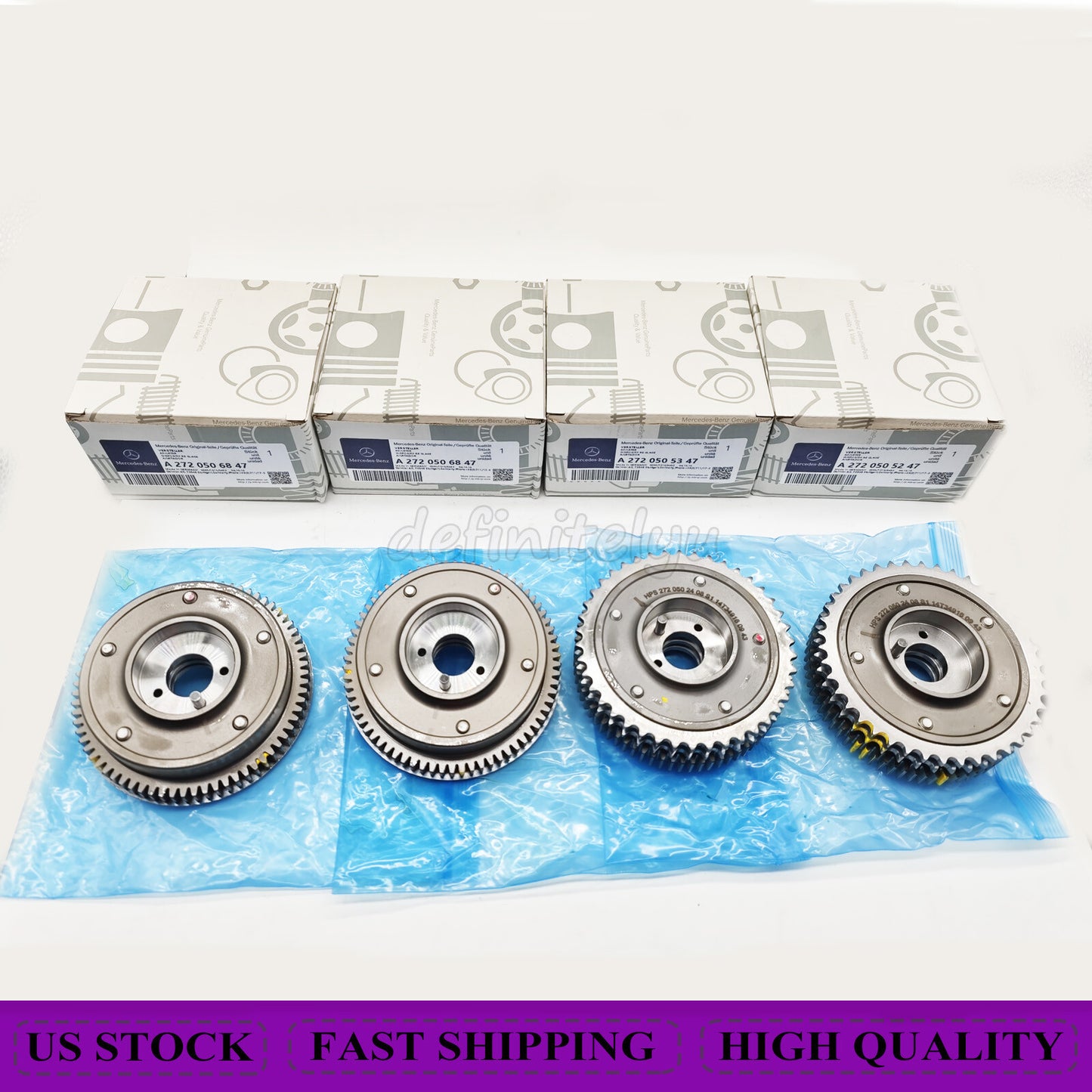 Intake Exhaust Camshaft Adjuster Kit Fit for Mercedes W164 W203 W211 S212 OEM