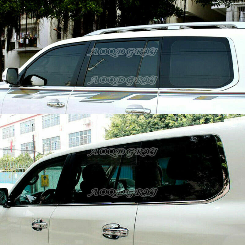 Chrome Widen Bottom Window Sill Trim Cover for Toyota for Land Cruiser LC200 2008-21