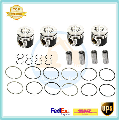 4pcs Piston Rings Kit 234104A920 New Fits for Hyundai for Kia D4CB 2.5