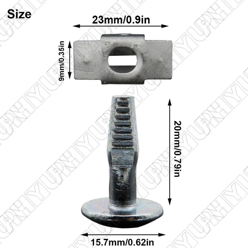 10Pcs Engine Undertray Cover Clips Screws Fastener for Peugeot 407 for Citroen C2 for C4