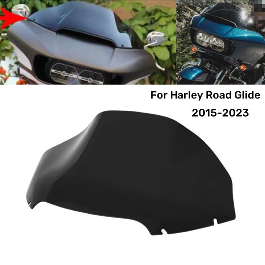 13-inch black wavy windshield suitable for Harley Road Glide FLTRK FLTRUSE 15-23- n