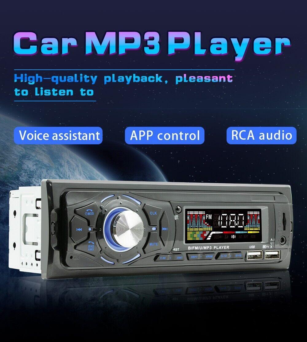Single DIN Car Radio MP3 Player Stereo Audio Player Main Unit USB/FM/TF/AUX n