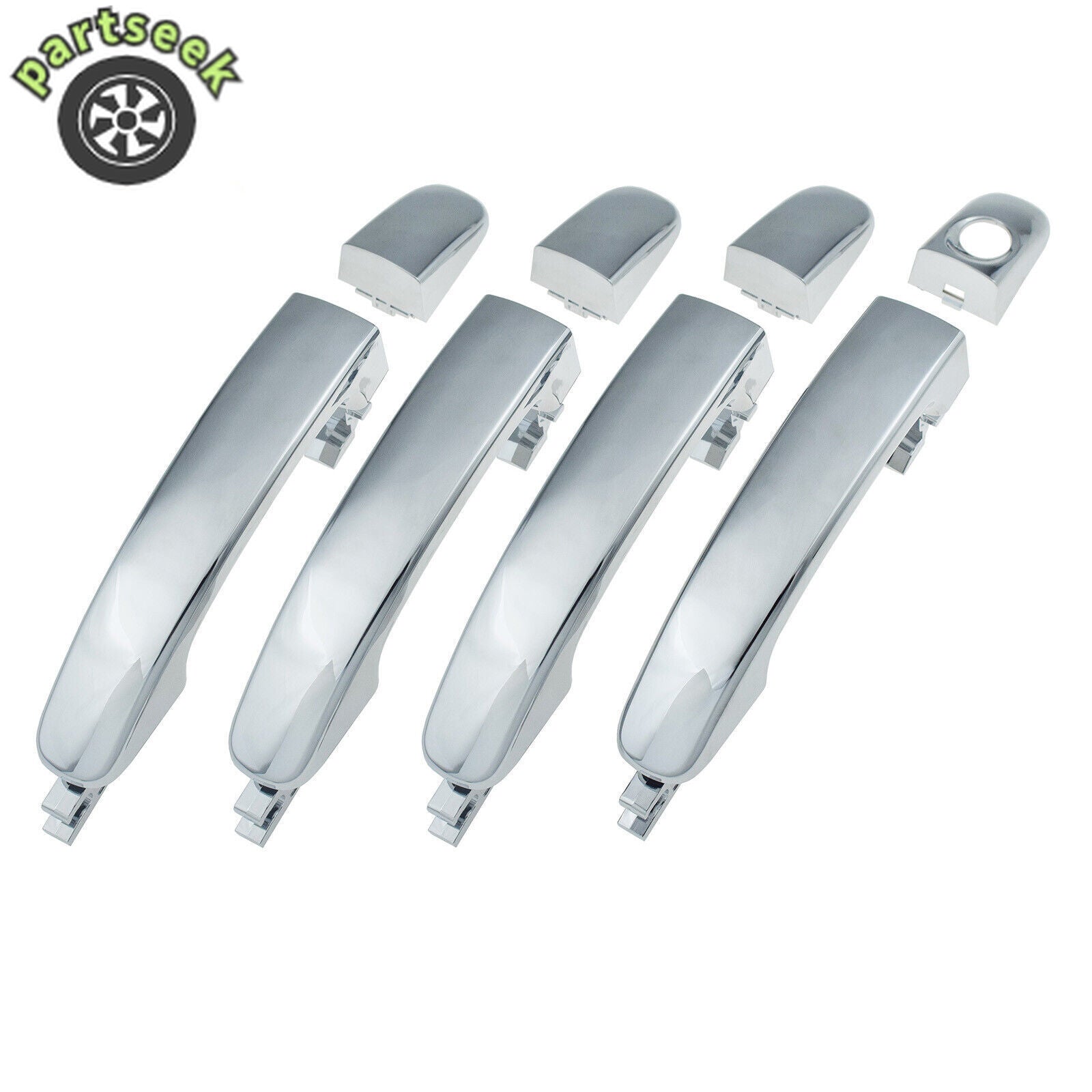 Chrome Front Left Right Outside Door Handle for Ford Ranger for Mazda BT50 2012-2020