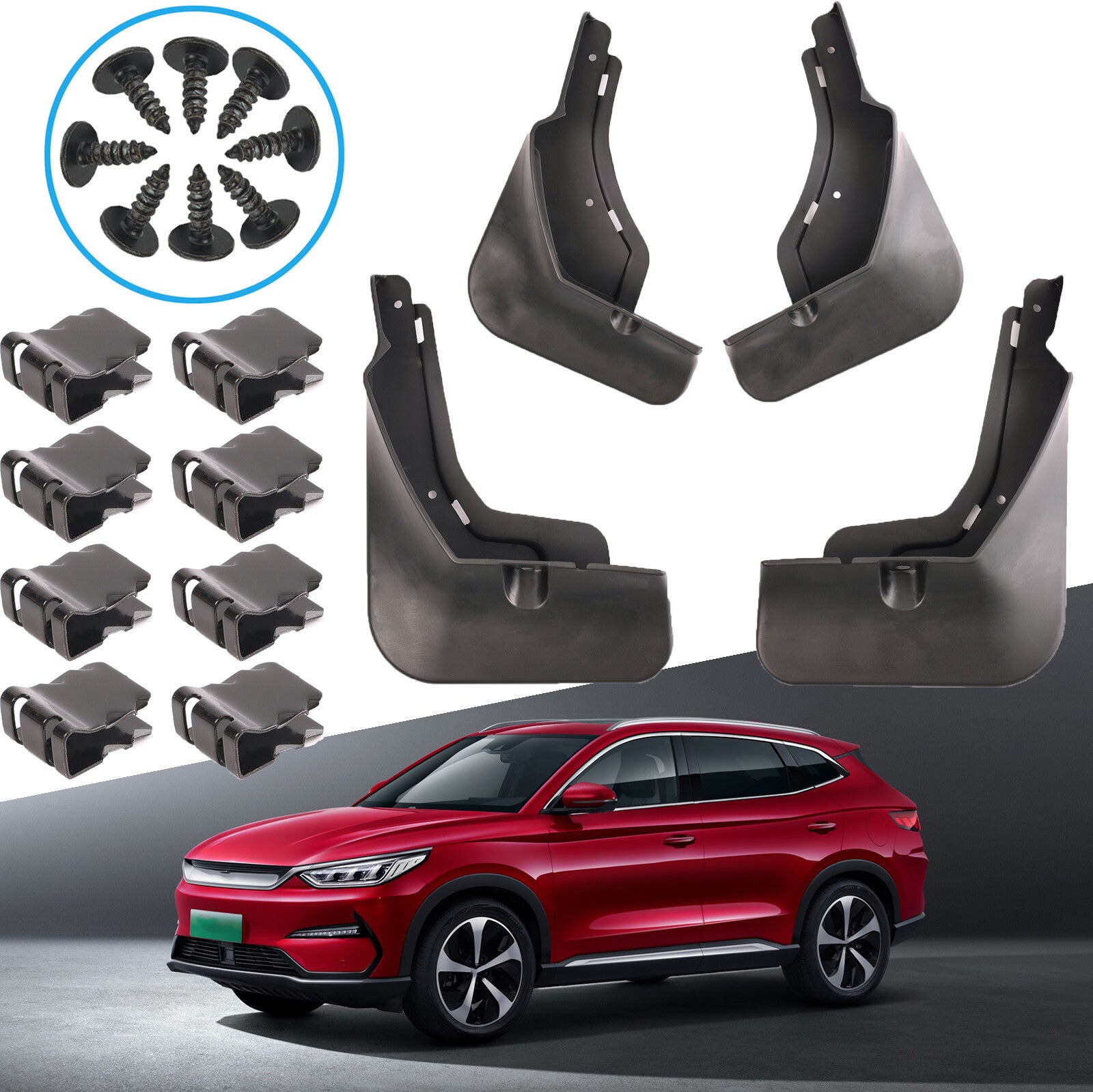 4X Splash Guard mudguard Mud Flap Fender Plastic For SEAL U DM-i & EV 2023-2024 Q